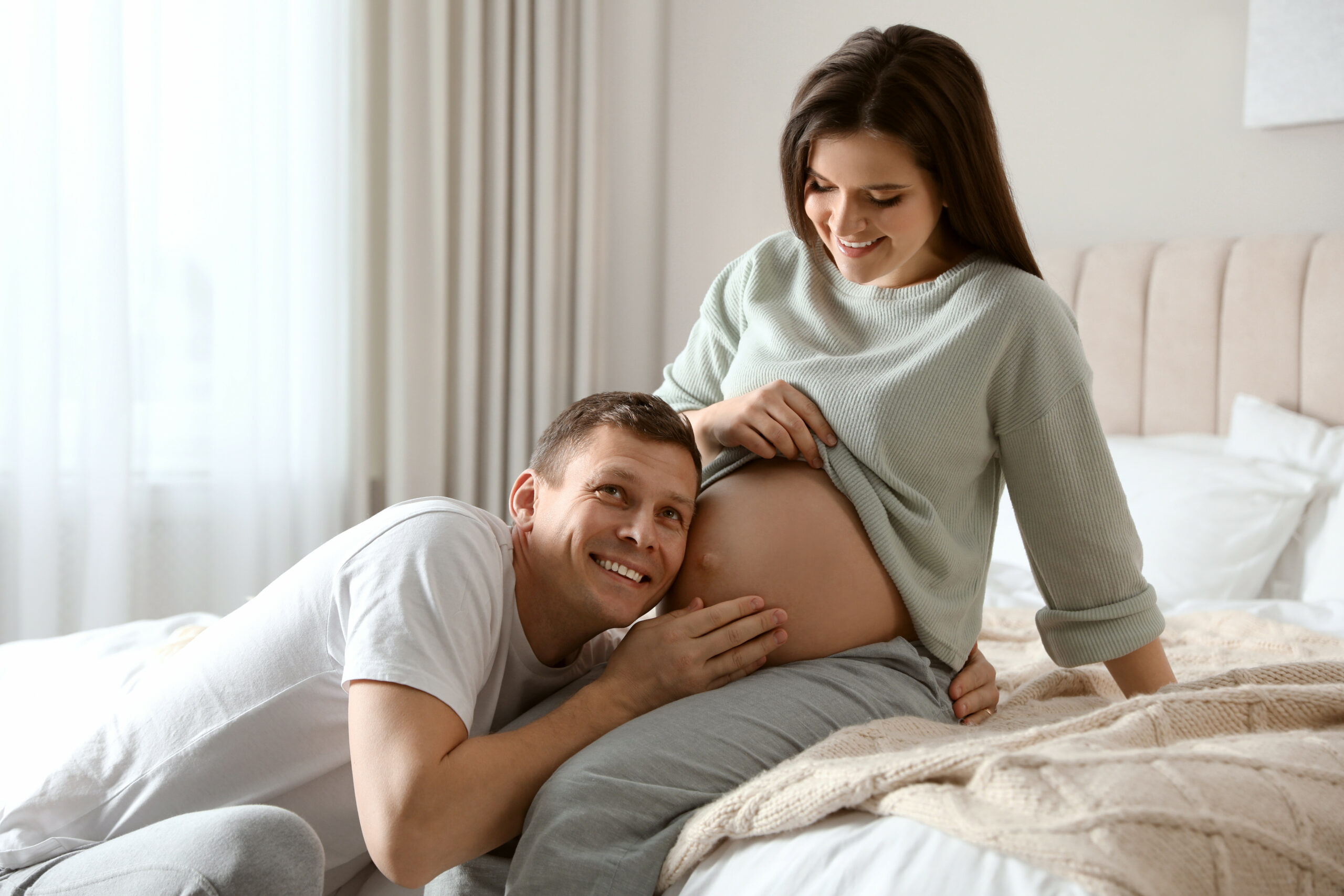 para w ciąży korzystająca z dofinansowania in vitro Katowice